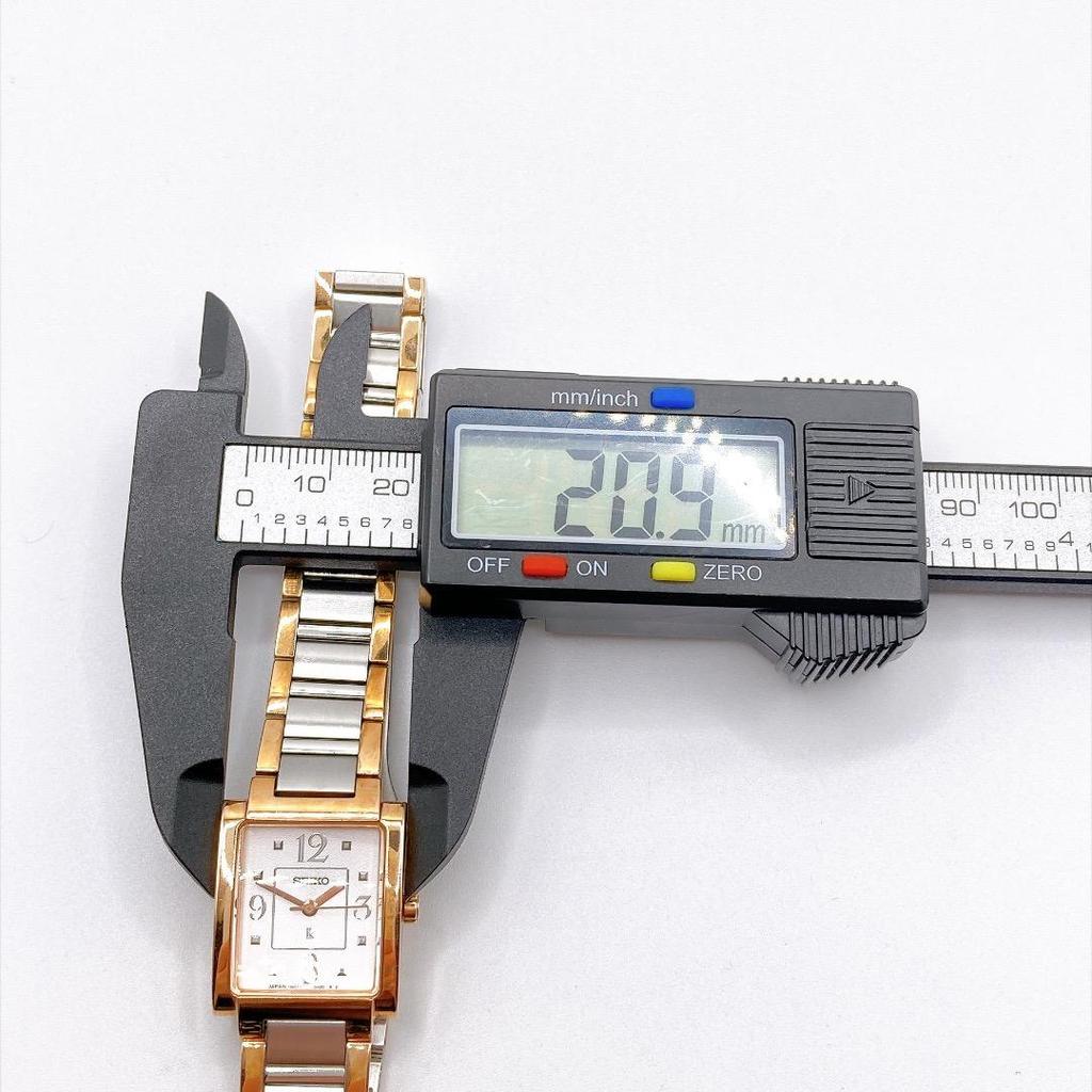 Used SEIKO LUKIA Women's Watch Quartz Pink Gold With Box 444