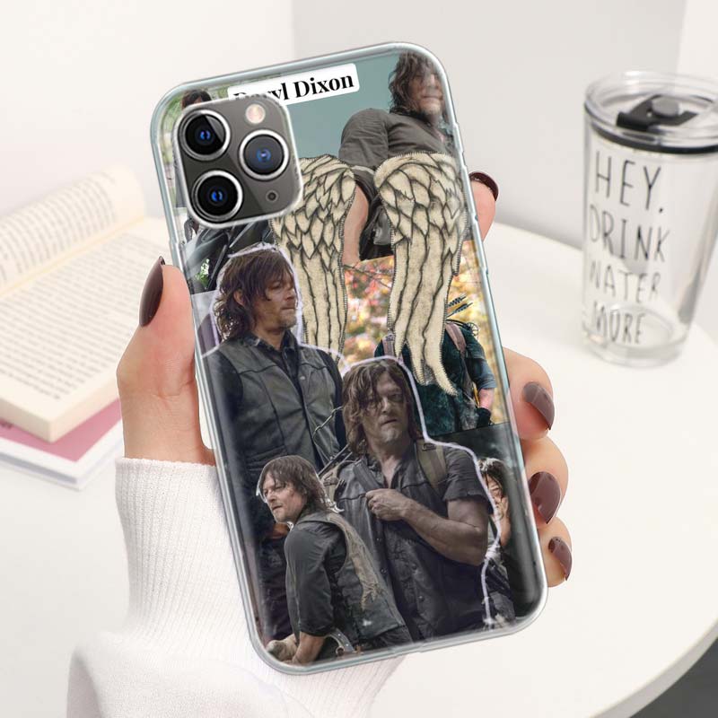 

The Walking Dead Daryl Dixon Coque Phone Case For iPhone 11 12 13 14 15 16 Pro Max 7 Plus 8 + X XR XS 16E SE Apple Soft Fundas C iPhone 11 Pro Max