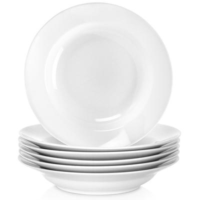 Mona Deep Porcelain Dinner Plate 24.5 Cm, 350 Ml 6 Pcs.