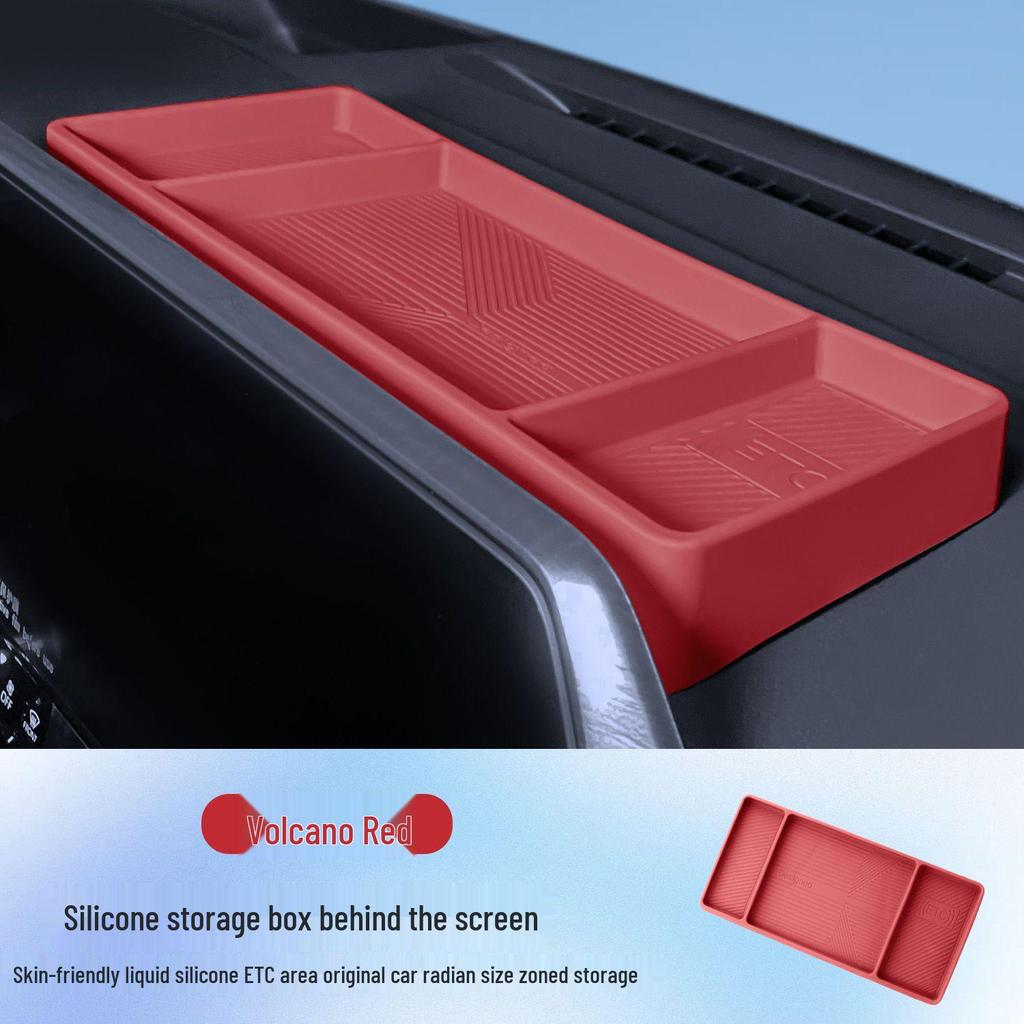 Silicone Storage Box for New Toyota Camry/RAV4/Wildlander (9th Gen) Car Interior Accessories