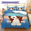 Gremlins Muster Bettwäsche, Steppbett Set Bettbezug Kissenbezug Zuhause Geburtstagsgeschenk (1 Bettbezug + 2 Kissenbezüge, ohne Füllung)