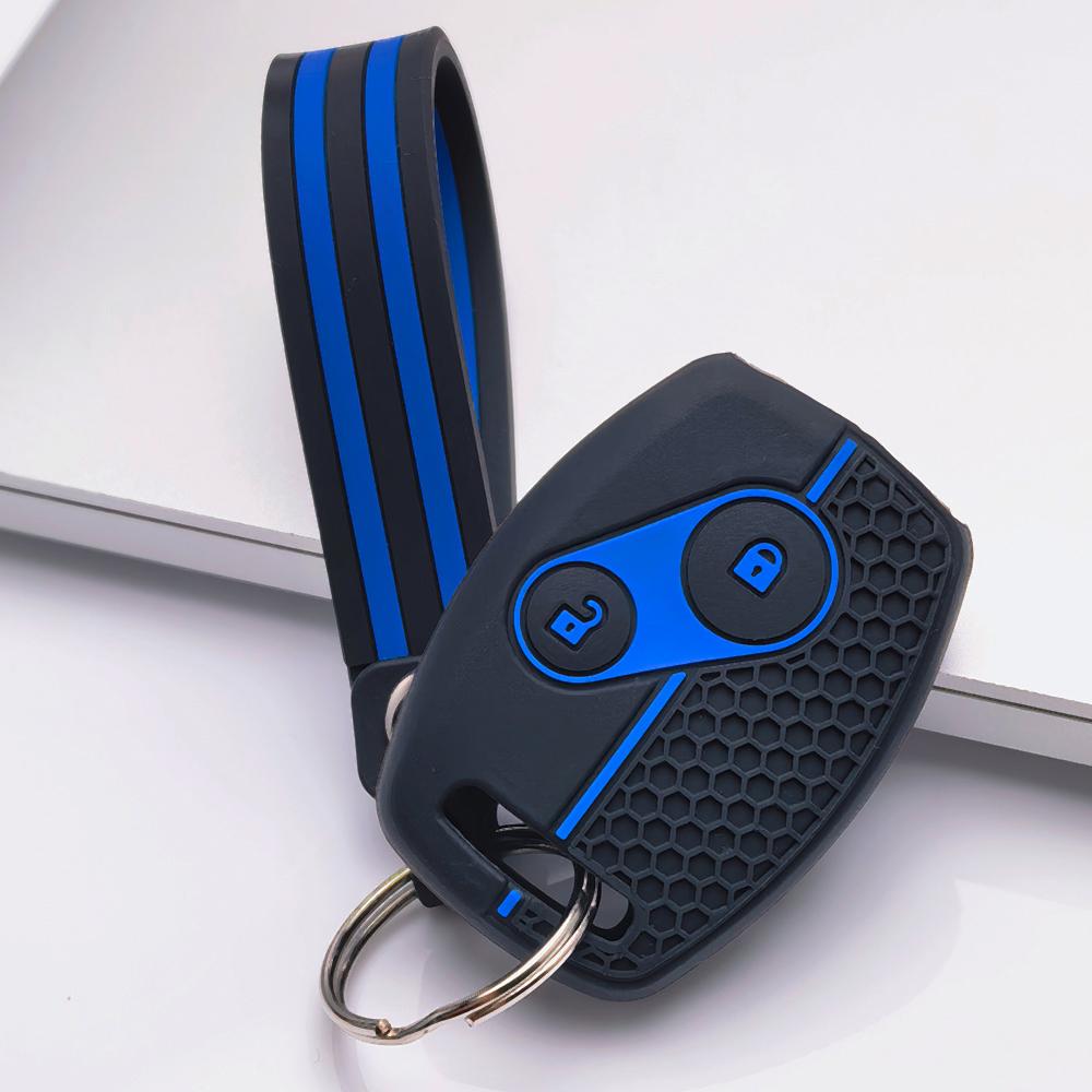 Key Fob Cover for Honda Accord Civic FRV Jazz CRV SRV Gr8 150 with Keychain Anti-Scratch Surface Shockproof Structure Soft Grip Texture