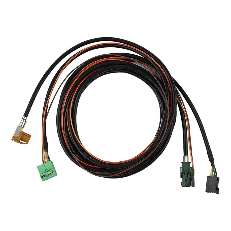 Upgrades Music Cable Support Multiple Devices Wiring Solution for Enhances In Car Experience Suitable for Golf 5