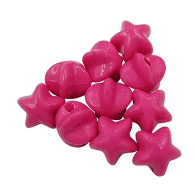 Home Party Supplies Necklace Bracelet 50PCS 11mm Wholesale Starfish Jewelry Making Pendant Loose Beads DIY for Acrylic