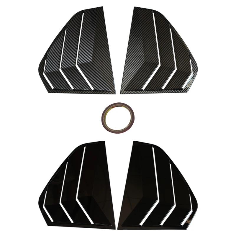 Car Rear Window Shutter Cover Trim For Volkswagen VW Golf 8 MK8 GTI GTD R Car Rear Window Louver Trim 2PCS