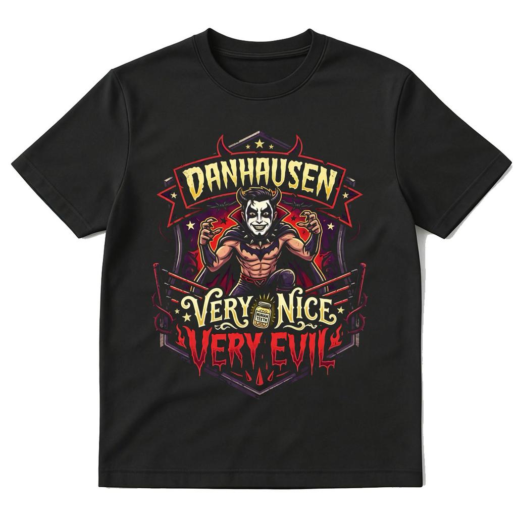 Danhausen Very Nice Very Evil T Shirt Men's Women Clothing Hip Hop T-shirt Casual Cotton Short