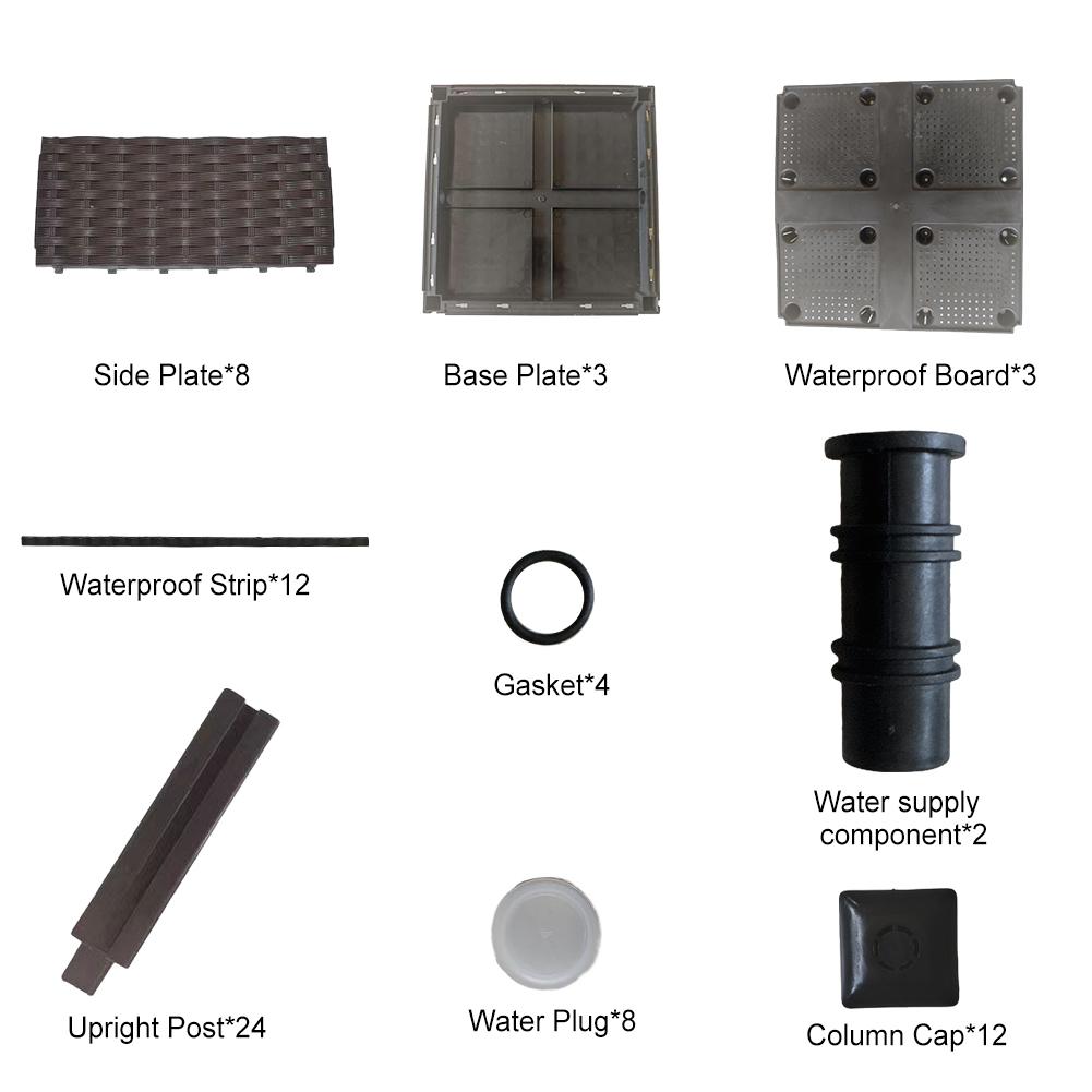 Raised Garden Beds Outdoor, Elevated Planter Boxes Outdoor for Vegetables, Flowers, Herbs, Garden Box for Indoor and Outdoor Use