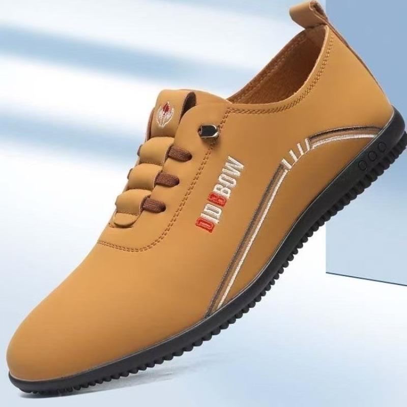 

Мужская обувь на мягкой подошве Мужская деловая повседневная обувь из мягкой кожи Легкая и дышащая обувь для вождения для мужчин 44 светло-коричневого