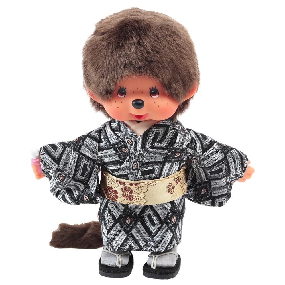 Oficiální Kyugetsu Originální Monchhichi Kimono Chlapec IPM-12-Z