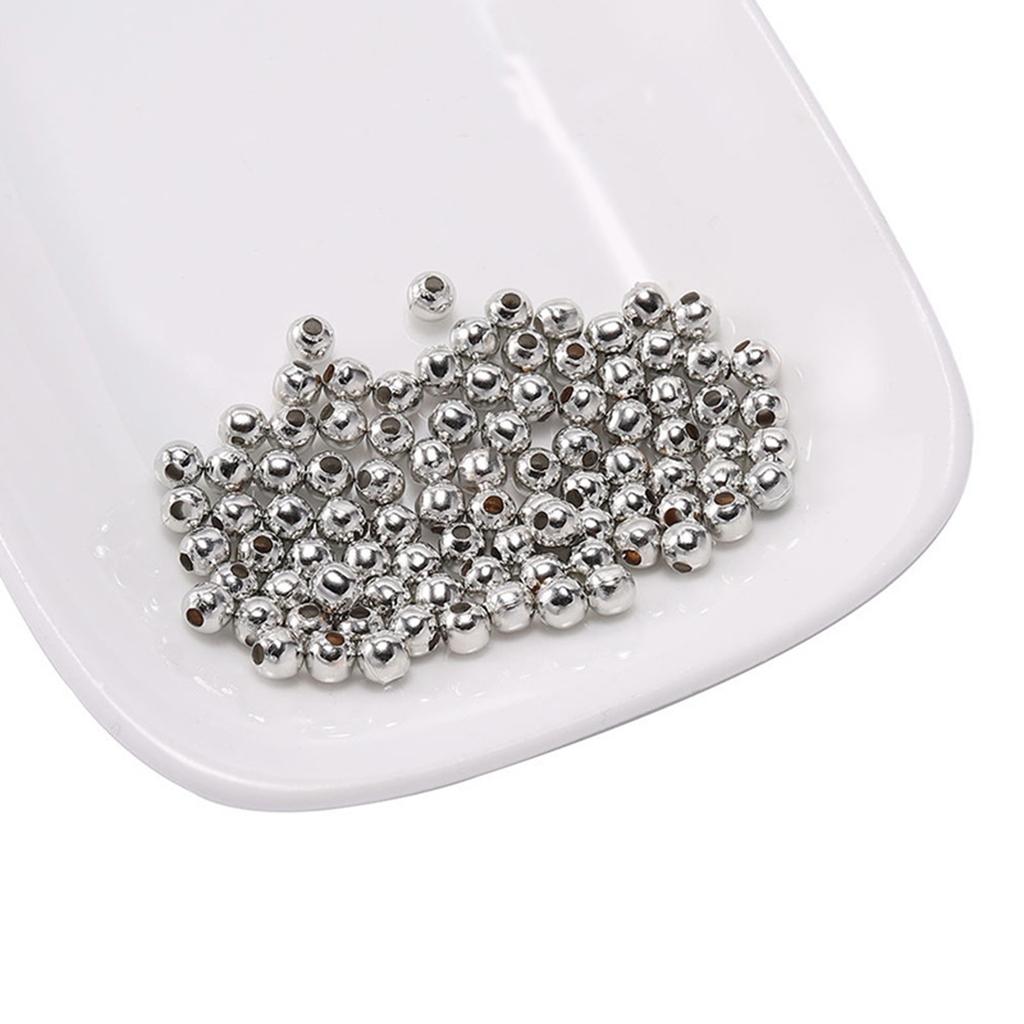 Perles d'espacement en métal élégantes Perles pour bracelets DIY Charme Perles lâches en laiton Fournitures pour la fabrication de bijoux pour collier DIY