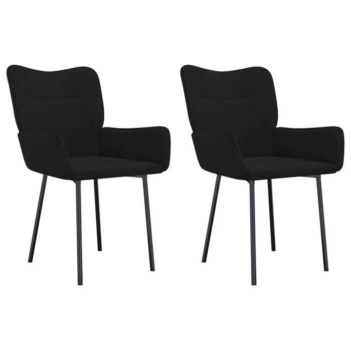 VidaXL 2x Chaises de Salle à Manger Fauteuils à Dîner Chaises de Cuisine Sièges à Dîner Chaises de Repas Restaurant 344826