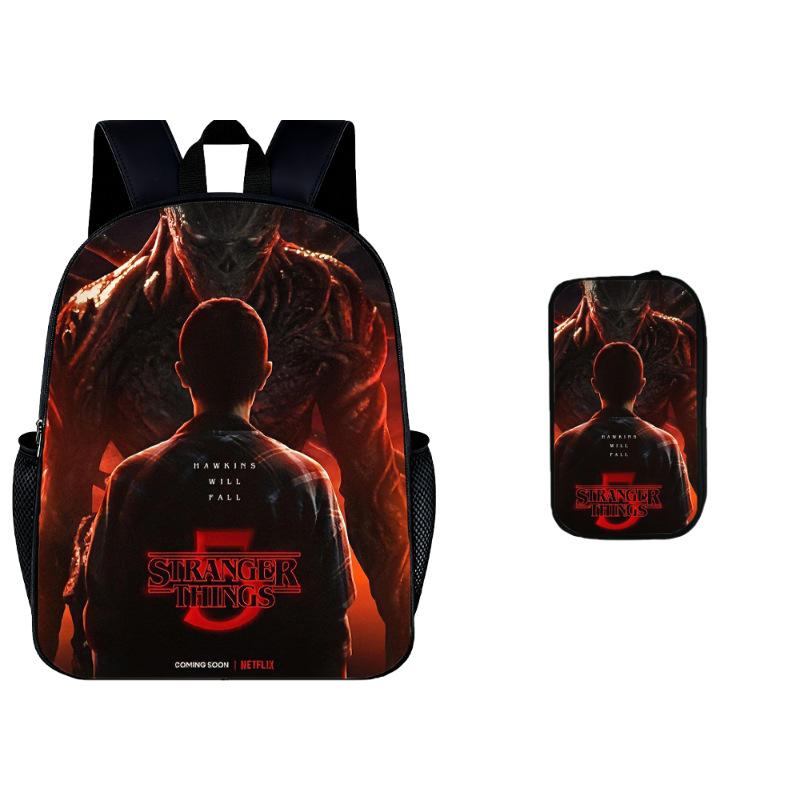 Stranger Things 5 Kinderrucksack Federmäppchen 2-teiliges Set KTB