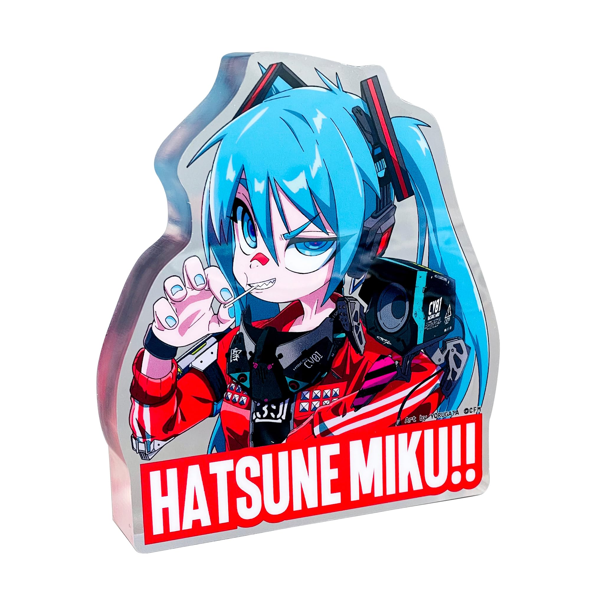 

Акриловый блок Hatsune Miku YORUGATA ver.