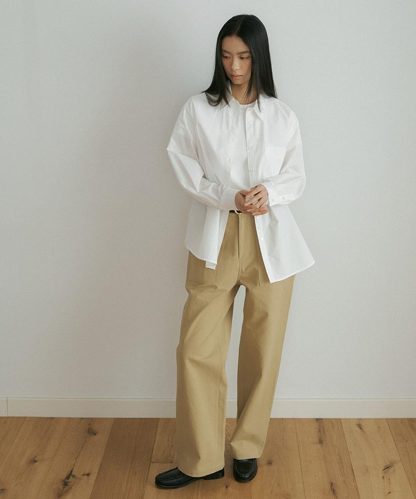Lingseoul Standard Bio Shirt-Ivory