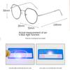 New Clear Glasses Women Polygonal Metal Frame Eye Glasses 0 Flat Mirror Girls Eyewear Anti Blue Light Glasses Fashion Eyeglasses