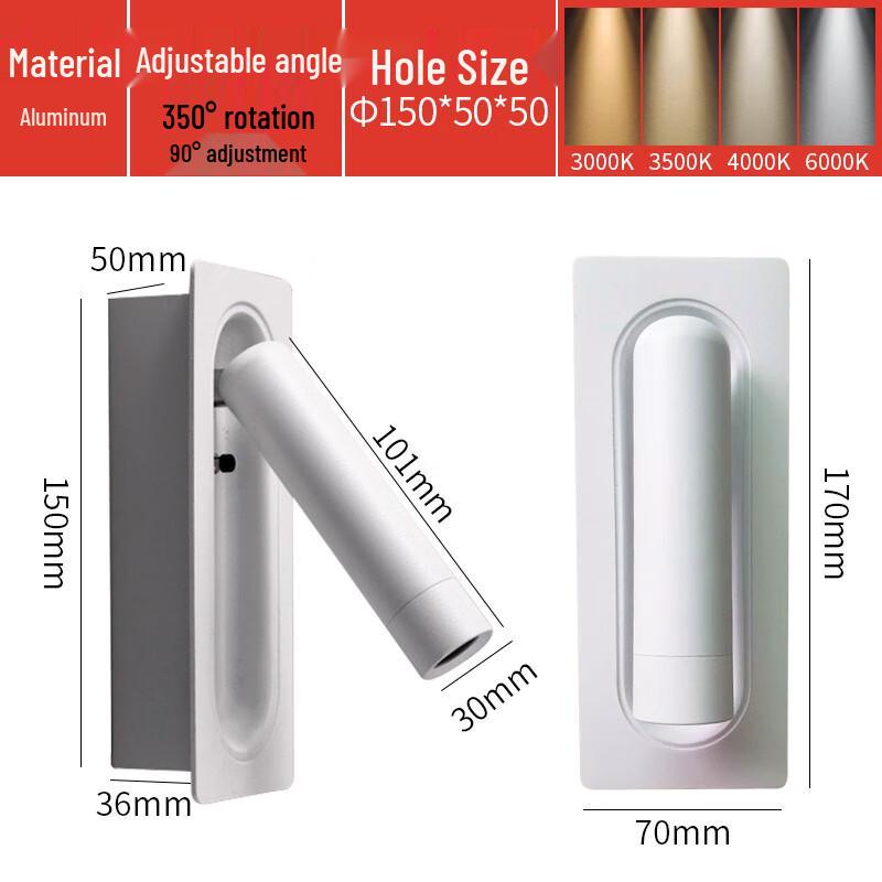 Lampada da Parete Premium NuFeng per Lettura sul Comodino
