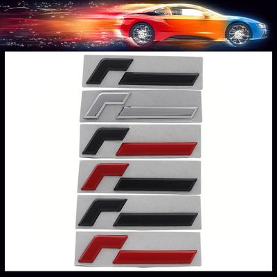 Racing Line Emblem Car Styling Tail Bumper Rear Trunk Side Fender Badge Sticker for Golf High-Performance Tuning Modification