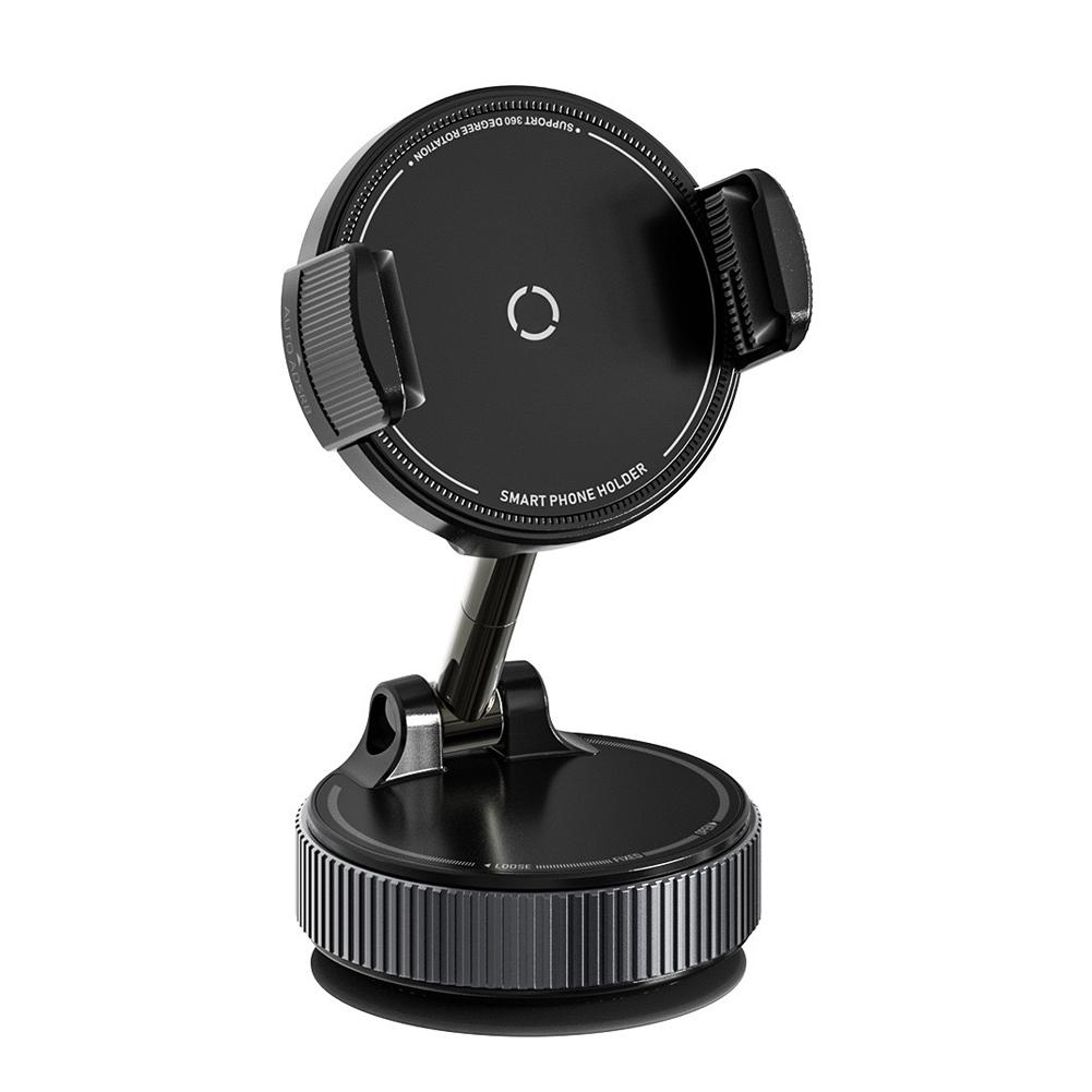 Magnetic Phone Holder Car Mount Telescopic Clip 360° Rotation Vacuum Suction Cup Strong Magnet Foldable for iPhone17 16 15Promax 6