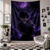 Wall TapestryWednesday Addams Art Hanging Cloth Decorative Background Cover for Room Decoration