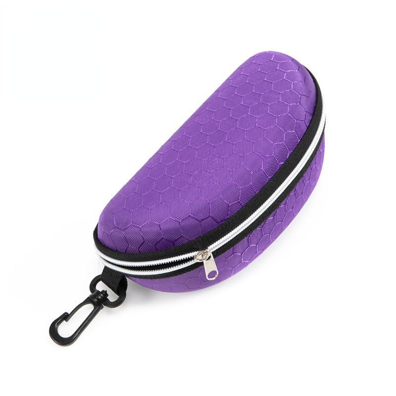 

Jewelry Accessories Box EVA Storage Bag Sunglasses Case Fashion Glasses Bag For Men Women фіолетовий