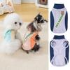 Super dehnweste für Hundesport Atmungsaktives Netz Farbblockiertes Haustier-T-Shirt Weiches Schnell trocknendes Kurzes Haustierhemd Outdoor-Aktivitäten