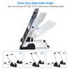 Tablet Stand Adjustable Aluminum Alloy Non-Slip Tablet Holder for Desk Fit for Tablets ipad Samsung and Kindle Fire Display Sta