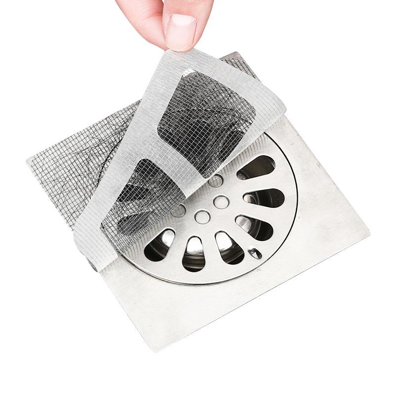 Jednorázové samolepky na podlahové odtoky: Proti ucpávání vlasových a hmyzích filtrů do kuchyně a koupelny