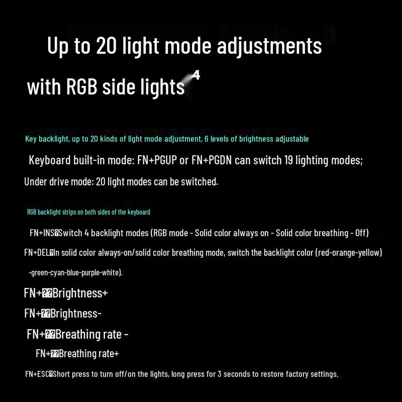 Rapoo V500PRO 104-Key Wired Backlit Mechanical Keyboard