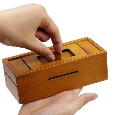 Überraschung Geheimbox Denkspiel Holzpuzzleboxen mit versteckten Fächern Kreative Geschenkideen für Erwachsene Jugendliche Kinder