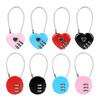Password Lock, Wire Rope Flexible 3-Digit Combination Keyless Zinc Alloy Anti-Theft Lock for Helmets Car Baskets Luggage Wardrobes Travel Security