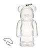 Bearbrick-compatible Protective Case Transparent Acrylic Keychain Chain (1 Piece) Lightweight Storage Goods Hangable Waterproof Dustproof (A)