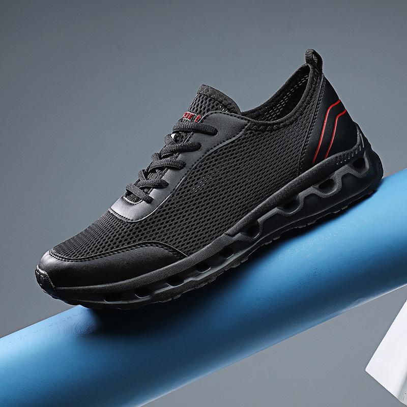 2025 New Large Size Mesh Breathable Casual Shoes Men's Fashion Trend Running Shoes Personalized Sports Shoes