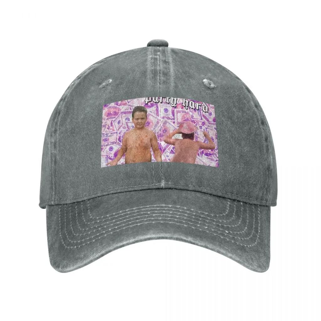 Gibby Party Hard Gibby MemeCap Baseball Cap Golf Wear beach hat Cosplay sun hat Women Unisexs