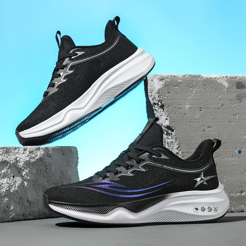 49 50 Large Size Sports and Leisure Shoes Men's Shoes Carbon Board Running Shoes Summer Breathable Mesh Lightweight Non-slip Men