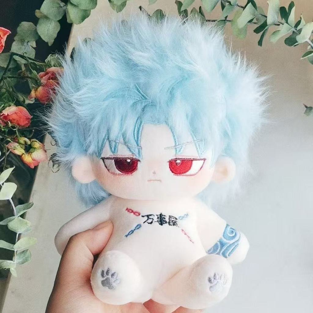 Gintama Sakata Gintoki Plush Doll With Soft Material For Collectors And Anime Fans