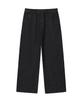 EXCONTAINER Pin Stripe Wide Denim Pants (Black)