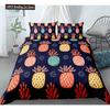 Fruit 3D Pineapple Fruit Pattern Duvet Cover Set King Queen Size Bedding Sets With Pillowcase For Boy Girl Polyester Bedding Set