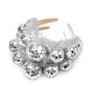 Adult Discoballs Headband MusicFestival Decorative Headdress 70s Party Vintage Hairhoop Cosplay Costume Head Accessories