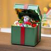 Snowman Santa Claus Gift Shape Design Music Box With Lighting For Holiday Celebration