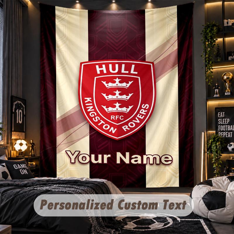TapestryHull KR Custom Name Text Personalized Wall Hanging Tapestry Home Wall Decor