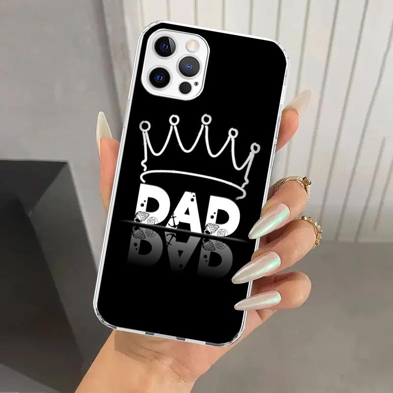 

Dad And Baby Girl Boy Phone Case for Iphone 17 Air 16 15 Plus 14 13 Mini 12 11 Pro Max 16E 7 8 SE 2020 Soft Funda Print Shell 17 iPhone 17 Air