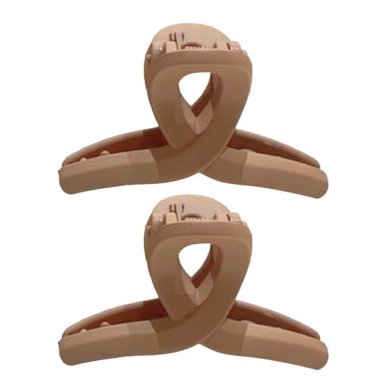 1/2Pcs Hair Claw Plastic Hair Clips with Non-Slip Secure Hold Frosted Color Interlocking Teeth Hair Clamp Hair Accessories