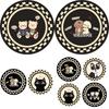 Cartoon Rubber Coaster Set With Antislip And Heatresistant Design For Home Kitchen Use