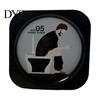 Accessorio Bagno Divertente Unico, Sabbiera da Toilette da 5 Minuti, Clessidra con Grafica di Uomo che Defeca Timer, Orologio Visivo per Bagno, Stress da Scrivania