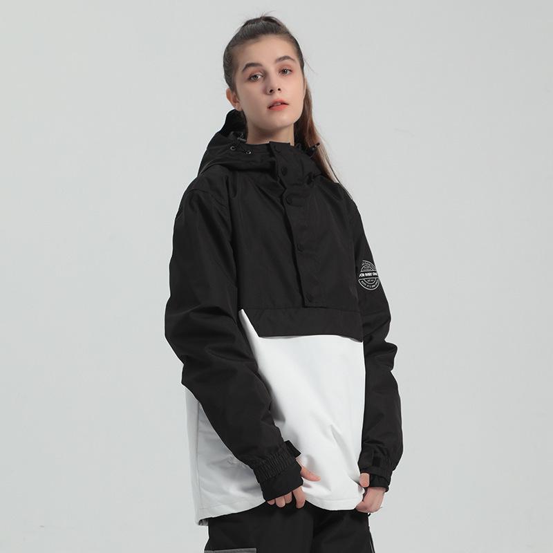 New Winter Ski Jacket with Cotton Padding for Men & Women - Warm, Windproof, Suitable for Single/Double Board Outdoor Sports