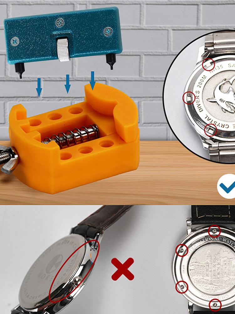 Watch Case Opener Metal Watch Back Remover Tool Rectangle Watch Opening Tool Removal Repair Watchmaker Tool