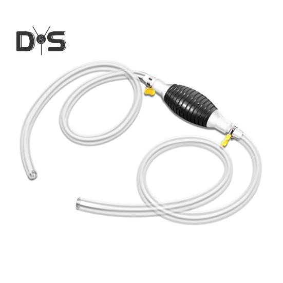 Mehrzweck-Flüssigkeitsabsaugpumpe, tragbare manuelle Kraftstofftransferpumpe mit Hochdurchflussschlauch, wiederverwendbare Öl-Kraftstoff-Siphonpumpe