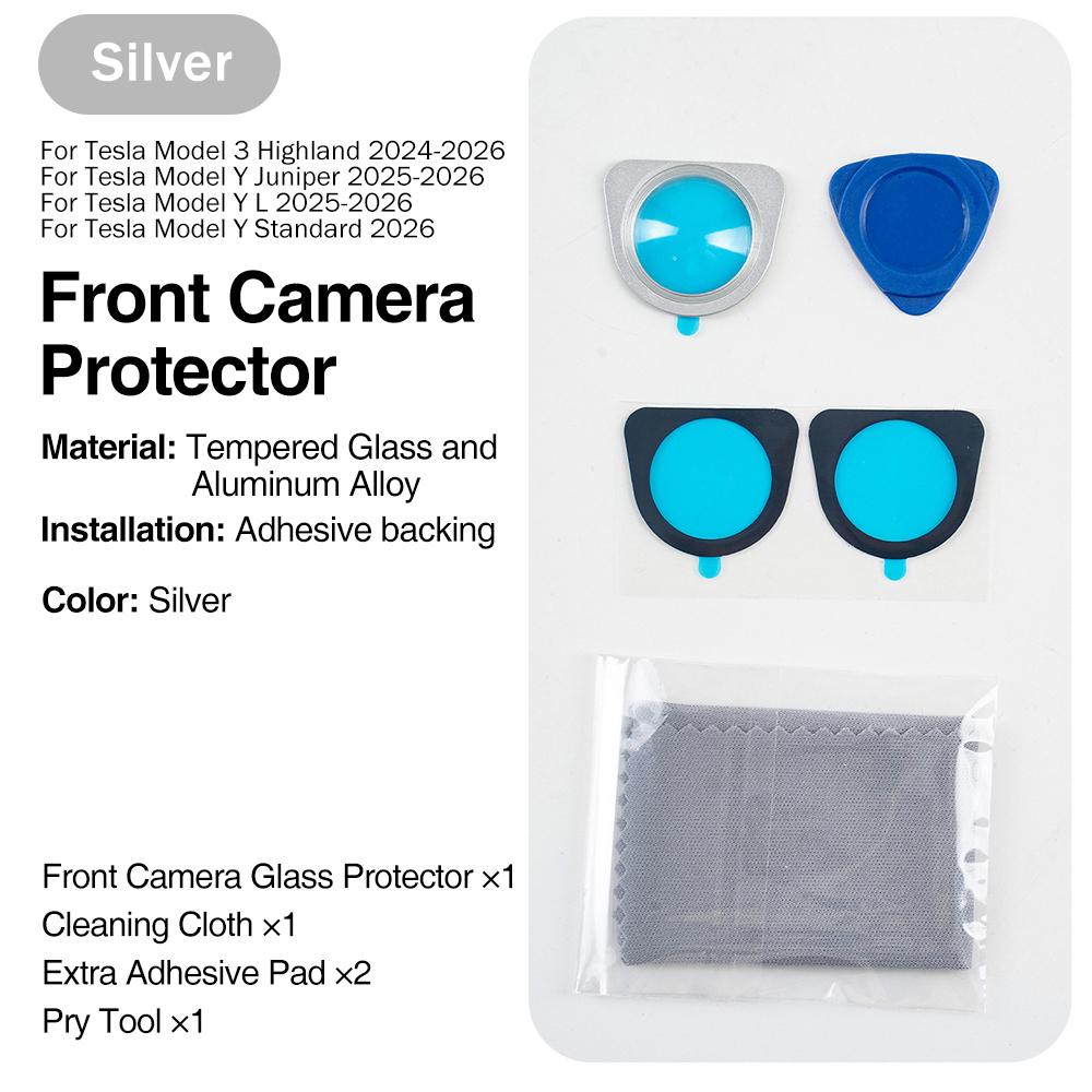 Heenvn Car Camera Protective Cover For Tesla Model Y Juniper Model 3 Highland Model YL 2025 2026 Protector Exterior Accessories