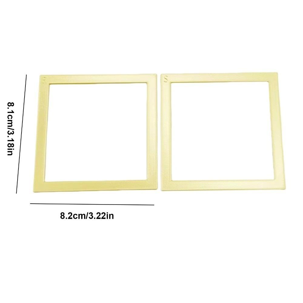 2Pcs DIY Grid Alignment Frames Multi-Specification Diamond Painting Guide Tool