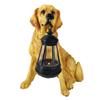 Garden Ornament with Illuminated Dogs Decorative Outdoor Lighting